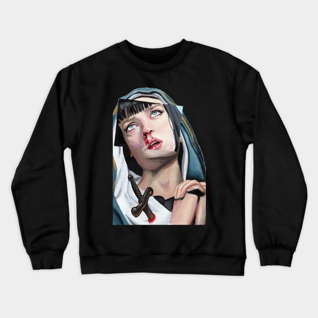 Pulp Fiction Crewneck Sweatshirt by Mercmichelle